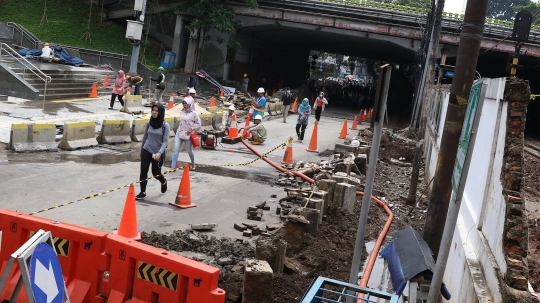 Tunjang TOD dan MRT, Underpass Jalan Kendal Ditutup
