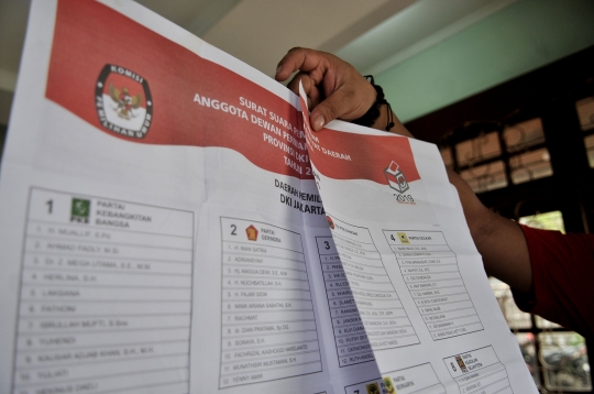 Kondisi Surat Suara Pemilu 2019 Rusak