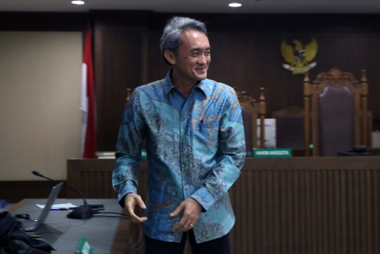 Ekspresi Eddy Sindoro Saat Terima Hukuman 4 Tahun Penjara