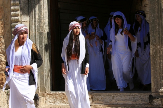 Kegiatan Wanita-wanita Cantik Yazidi di Hari Perempuan Internasional