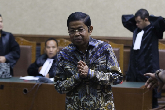 Idrus Marham Jalani Sidang Keterangan Terdakwa