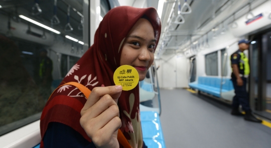 MRT Jakarta Mulai Lakukan Uji Coba untuk Umum