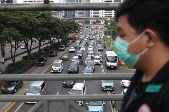Kendaraan Bermotor Jadi Penyumbang Polusi Udara Terbesar Ibu Kota