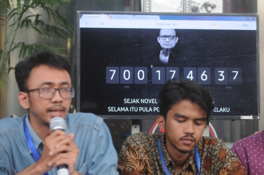 Aktivis Antikorupsi Peringati 700 Hari Penyerangan Novel Baswedan