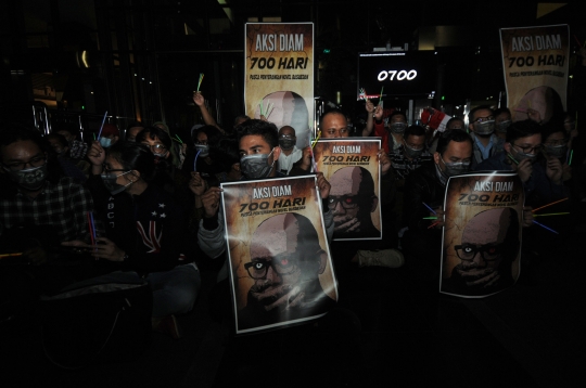 Aksi Diam 700 Hari Penyerangan Novel Baswedan