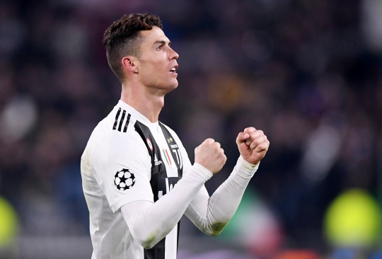 Gaya Cristiano Ronaldo Usai Cetak Hattrick ke Gawang Atletico Madrid