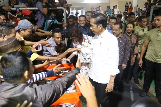Jokowi Resmikan Pasar Ikan Modern Muara Baru