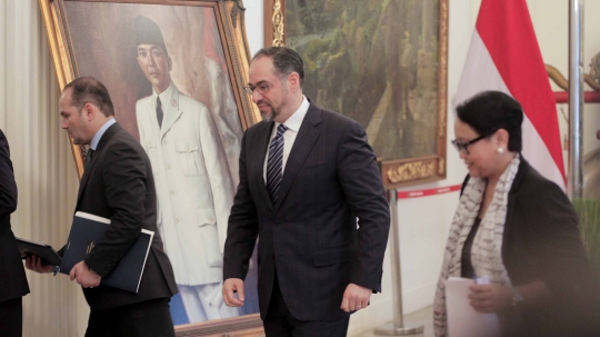 Menteri Retno Terima Kunjungan Menlu Afghanistan