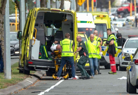 Suasana Mencekam Usai Penembakan di Masjid Al Noor Selandia Baru