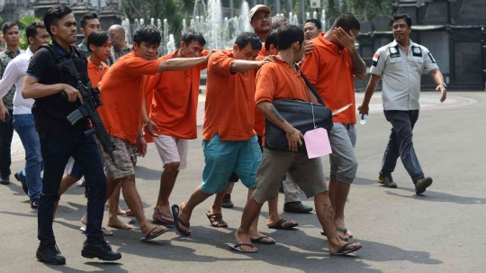 Ini Wajah-wajah Penjahat Hasil Operasi Bandit Polda Metro Jaya