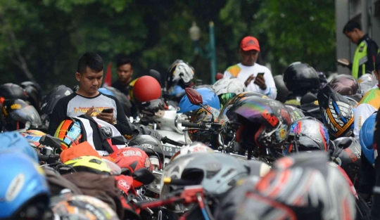 Millennial Road Safety Festival, Komunitas Motor Bareng Keliling Jakarta