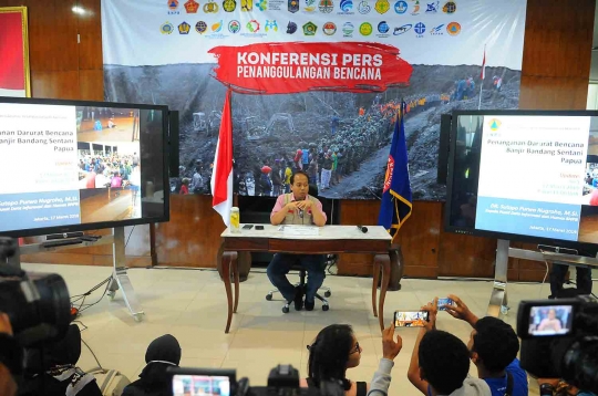 BNPB Berikan Penjelasan Terkait Banjir Bandang di Sentani