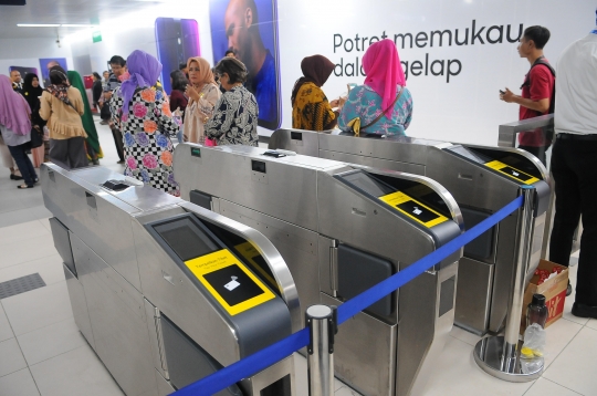 Intip Megahnya Stasiun MRT Jakarta