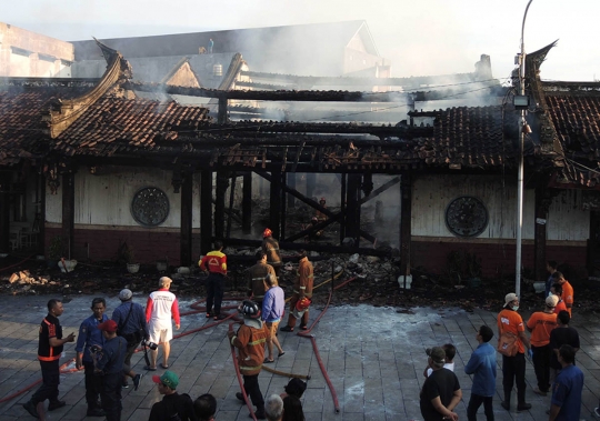 Rumah Abu Klenteng Tertua di Semarang Ludes Terbakar