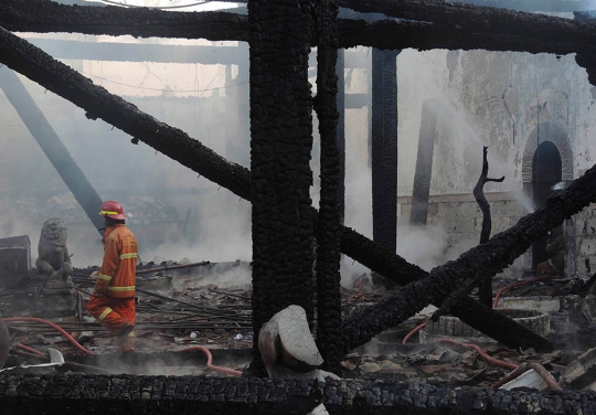 Rumah Abu Klenteng Tertua di Semarang Ludes Terbakar