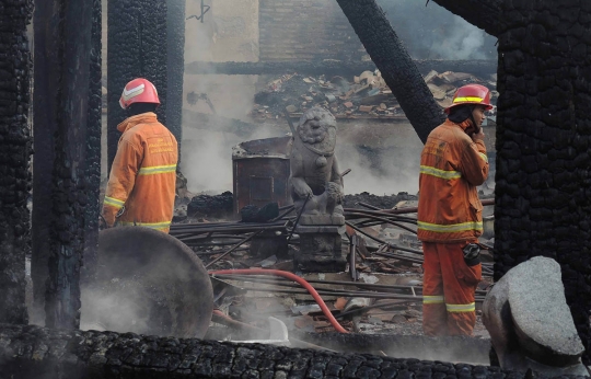 Rumah Abu Klenteng Tertua di Semarang Ludes Terbakar