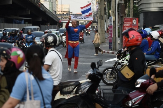 Saat 'Superman' Ajak Warga Thailand Berikan Suara untuk Pemilu