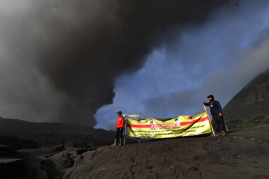 Penjagaan Kawah Gunung Bromo Diperketat