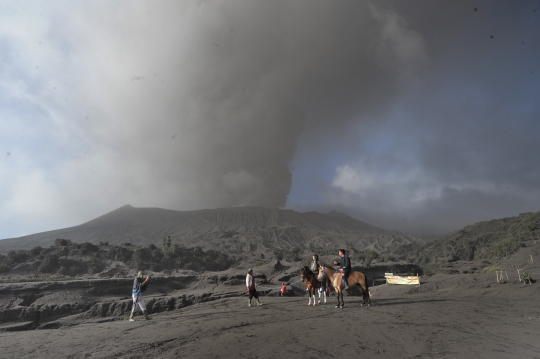 Penjagaan Kawah Gunung Bromo Diperketat