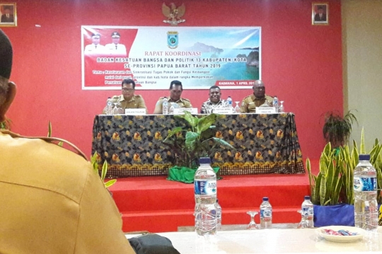 Kesbangpol Pemprov Papua Barat Gelar Rakor untuk Selaraskan Tupoksi