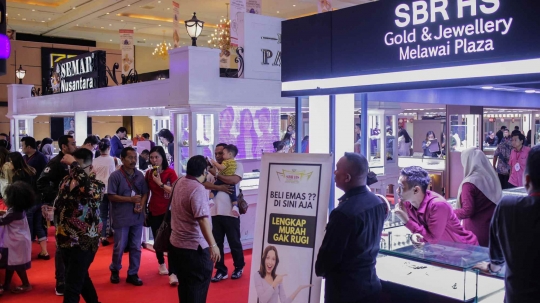 Melihat Kemilau Emas dan Berlian di Jakarta International Jewelery Fair 2019