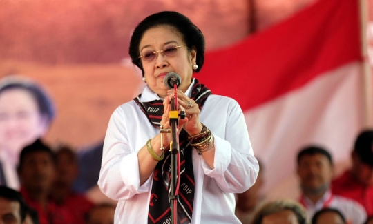 Megawati Panen Raya di Indramayu