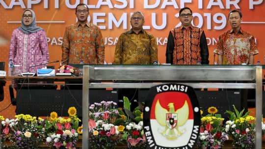 KPU Gelar Rapat Pleno Rekapitulasi Daftar Pemilih 2019