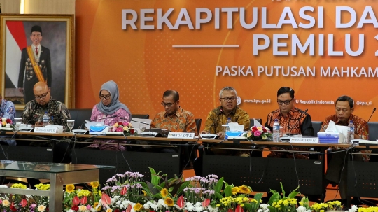 KPU Gelar Rapat Pleno Rekapitulasi Daftar Pemilih 2019