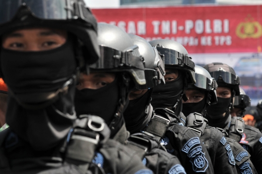 Apel Patroli Skala Besar TNI-Polri Amankan Pemilu 2019