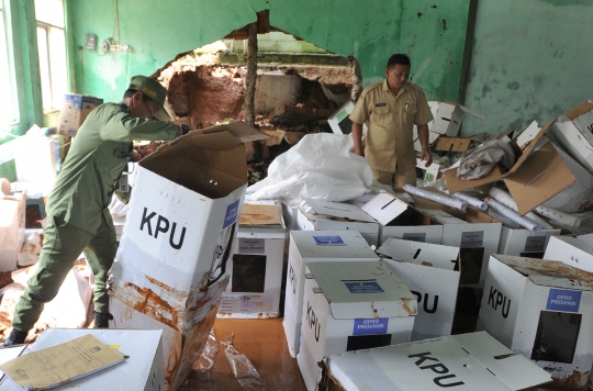Jelang Pencoblosan, Lebih dari 800 Kotak Suara Hancur di Bogor