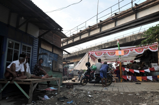 Penghitungan Suara Pemilu 2019 di Kampung Nelayan