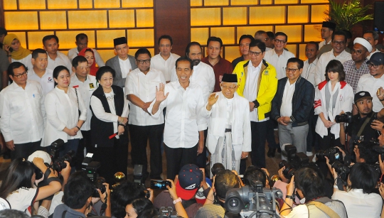 Unggul Versi Hitungan Cepat, Jokowi-Ma'ruf Beri Tanggapan