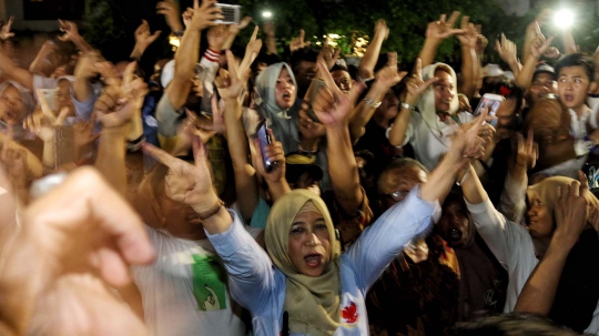 Prabowo Deklarasikan Kemenangan Pilpres 62 Persen