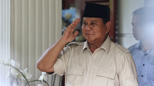 Prabowo Terima Kunjungan Purnawirawan