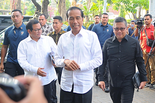 Jokowi-Ma'ruf Gelar Pertemuan dengan Ketum Parpol Koalisi Indonesia Kerja