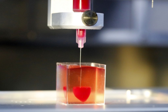 Canggih, Ilmuwan Israel Bikin Jantung Manusia dengan Alat Cetak 3D