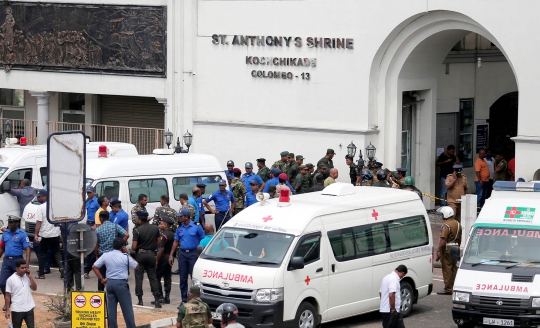 Serangan Bom Hantam Gereja di Sri Lanka saat Perayaan Paskah