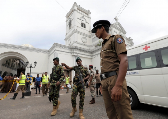 Serangan Bom Hantam Gereja di Sri Lanka saat Perayaan Paskah