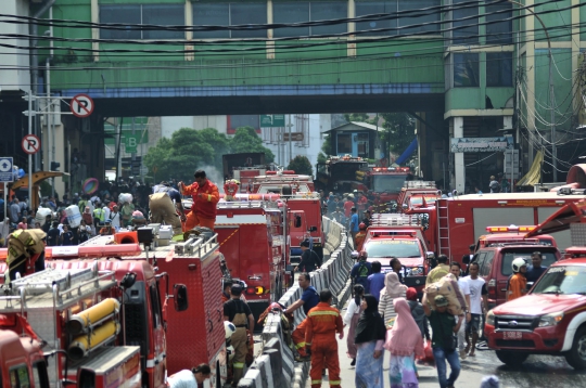 Kebakaran, Blok C Pasar Tanah Abang Ditutup Sementara