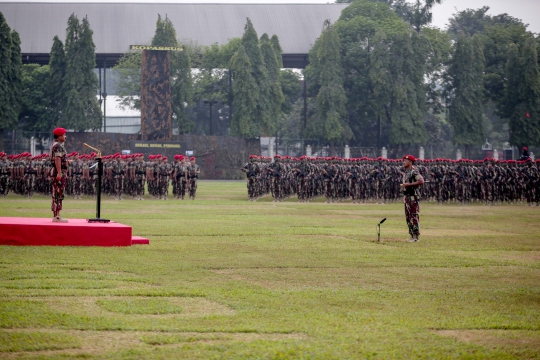 Panglima TNI Marsekal Hadi Tjahjanto Pimpin HUT Kopassus ke-67