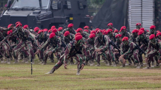 Panglima TNI Marsekal Hadi Tjahjanto Pimpin HUT Kopassus ke-67