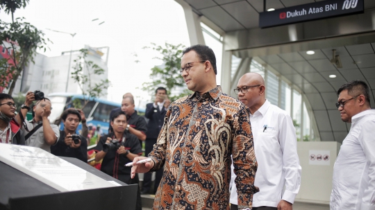 Anies Baswedan Resmikan Kawasan Terintegrasi Dukuh Atas