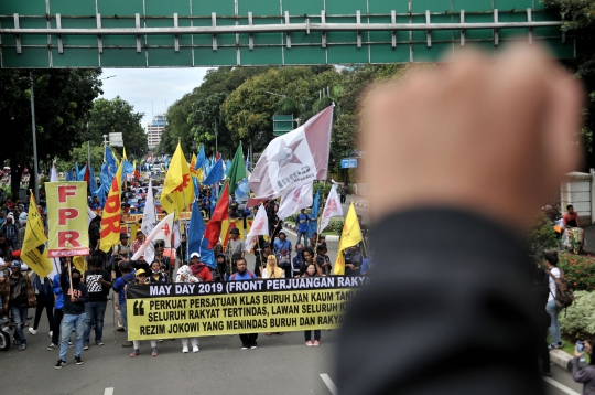 May Day, Ribuan Buruh Se-Jabodetabek Turun ke Jalan