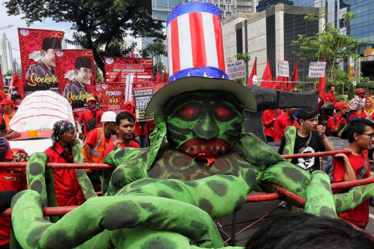 Peringati May Day, Buruh Tuntut Pemerintah Cabut PP No 78/2015