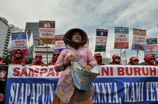 Aksi Buruh Perempuan di May Day 2019