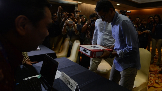 Sandiaga Uno Laporkan Dana Kampanye Pilpres 2019