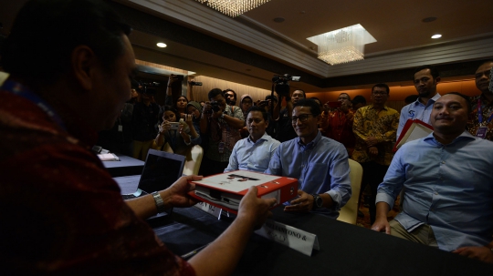 Sandiaga Uno Laporkan Dana Kampanye Pilpres 2019