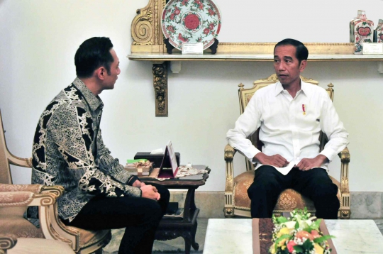 AHY Temui Jokowi di Istana