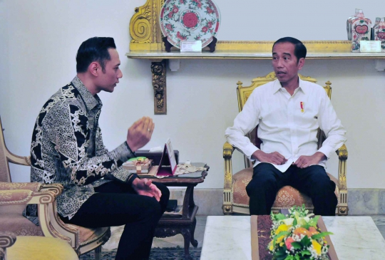 AHY Temui Jokowi di Istana