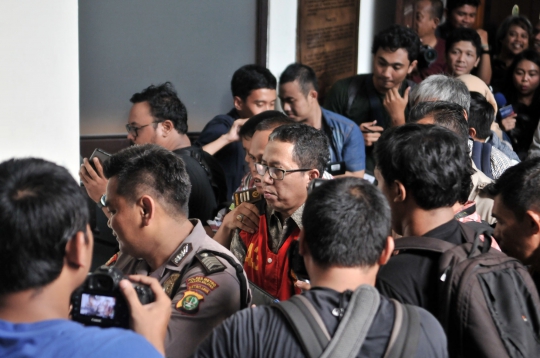 Ekspresi Terdakwa Joko Driyono Saat Jalani Sidang Perdana